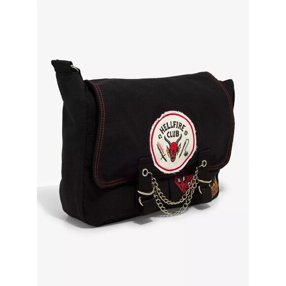 Stranger Things Hellfire Club Messenger Bag NEW - Picture 6 of 7